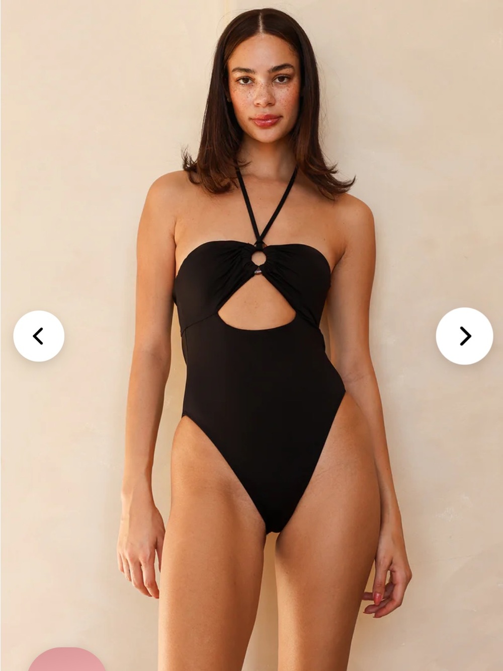 Dippin' Daisy's Black Cutout One-Piece Swimsuit